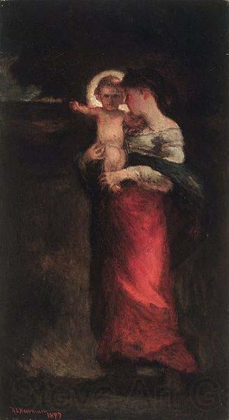 Robert Loftin Newman Madonna and Child France oil painting art